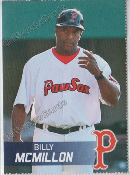 2019 Pawtucket Red Sox Dunkin SGA Billy McMillon