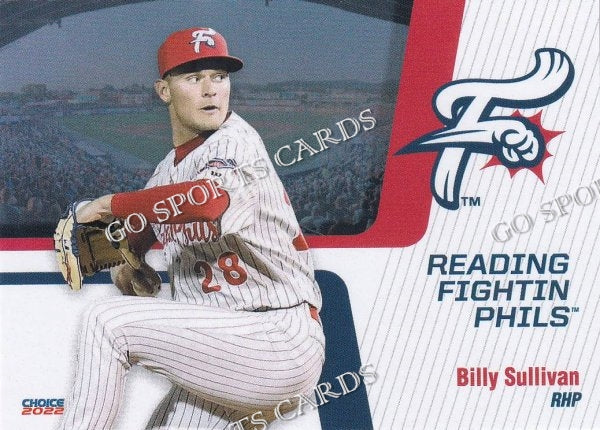 2022 Reading Fightin Phils 1st Billy Sullivan