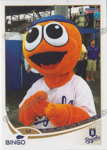 2017 Burlington Royals Bingo Mascot