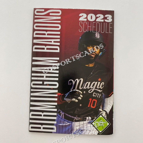 2023 Birmingham Barons Pocket Schedule