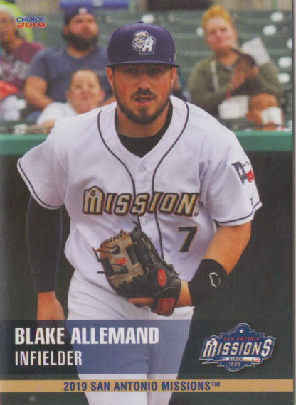 2019 San Antonio Missions Blake Allemand