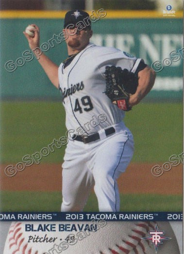 2013 Tacoma Rainiers Blake Beavan