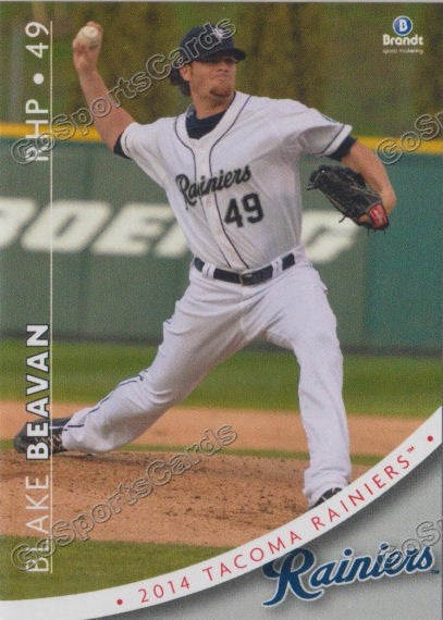 2014 Tacoma Rainiers Blake Beavan