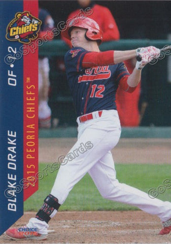 2015 Peoria Chiefs Blake Drake