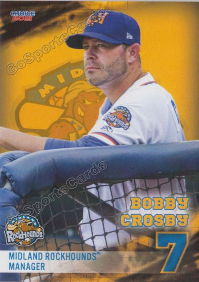 2021 Midland Rockhounds Bobby Crosby