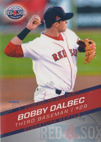 2018 Salem Red Sox Bobby Dalbec