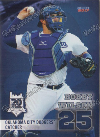 2017 Oklahoma City Dodgers Bobby Wilson