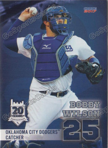 2017 Oklahoma City Dodgers Bobby Wilson