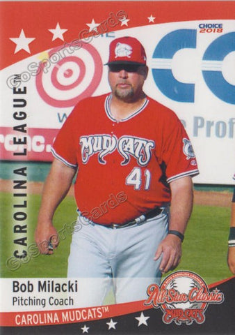 2018 Carolina League All Star S Bob Milacki