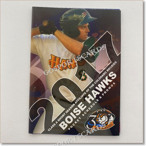 2017 Boise Hawks Pocket Schedule