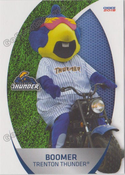 2018 Trenton Thunder Boomer Mascot