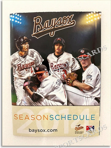 2014 Bowie Baysox Pocket Schedule