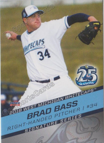 2018 West Michigan Whitecaps Brad Bass