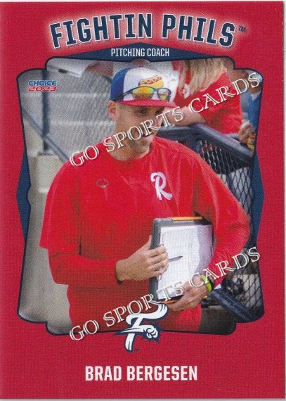 2021 Reading Fightin Phils Brad Bergesen – Go Sports Cards