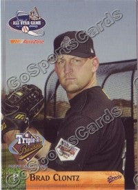 2003 Pacific Coast League All-Star Multi-Ad Brad Clontz