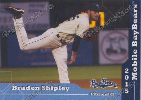 2015 Mobile BayBears Braden Shipley