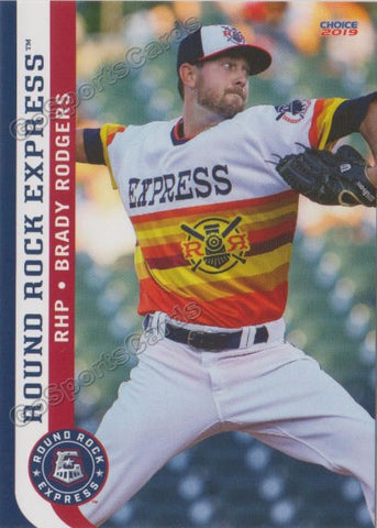 2019 Round Rock Express Brady Rodgers