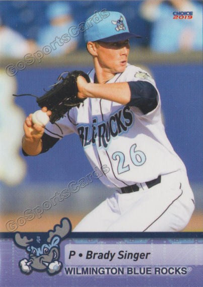 2019 Wilmington Blue Rocks Brady Singer