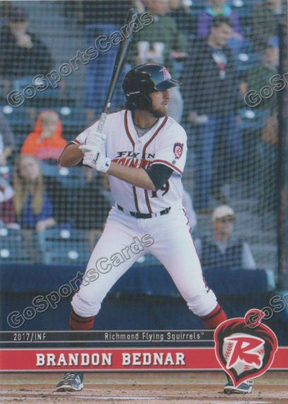 2017 Richmond Flying Squirrels Brandon Bednar