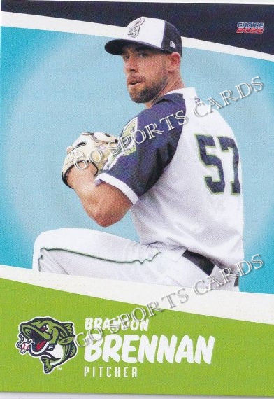 2022 Gwinnett Stripers Brandon Brennan