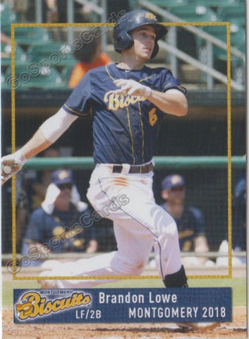 2018 Montgomery Biscuits Brandon Lowe