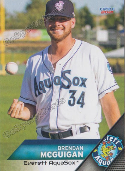 2021 Everett AquaSox Brendan McGuigan