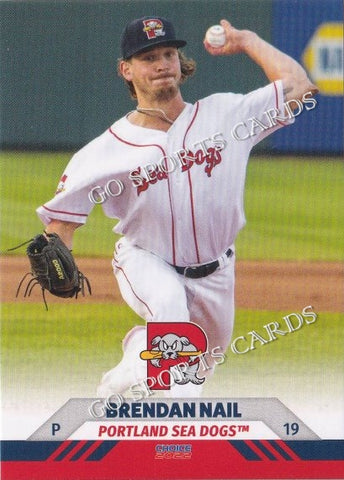 2022 Portland Sea Dogs Brendan Nail