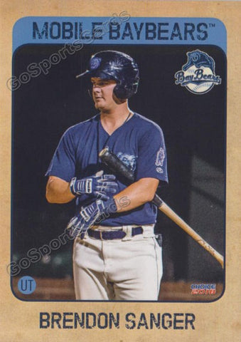 2018 Mobile Baybears Brendon Sanger