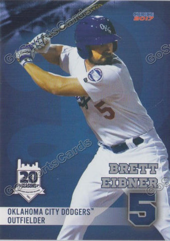 2017 Oklahoma City Dodgers Brett Eibner