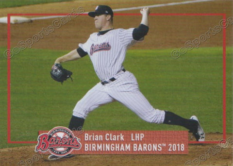 2018 Birmingham Barons Brian Clark