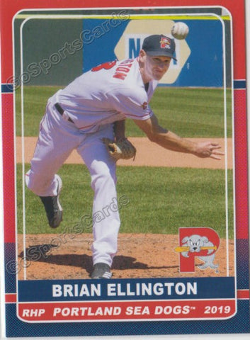 2019 Portland Sea Dogs Brian Ellington