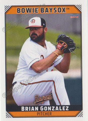 2019 Bowie Baysox Brian Gonzalez