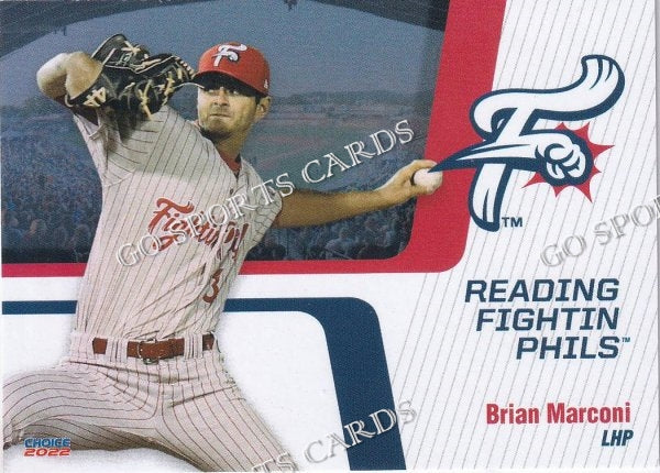 2022 Reading Fightin Phils 1st Brian Marconi