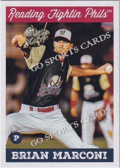 2021 Reading Fightin Phils Brian Marconi – Go Sports Cards