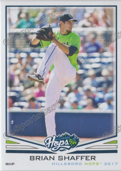 2017 Hillsboro Hops Brian Shaffer