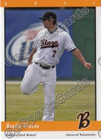 2011 Bakersfield Blaze Brodie Greene Go Sports Cards