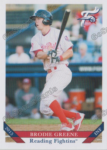 2015 Reading Fightins Brodie Greene Go Sports Cards