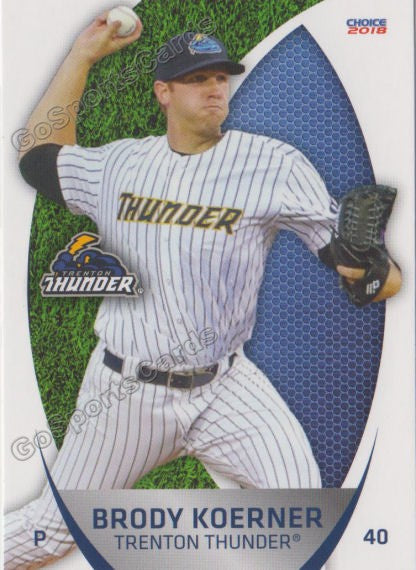 2018 Trenton Thunder Brody Koerner