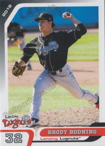 2018 Lansing Lugnuts Brody Rodning