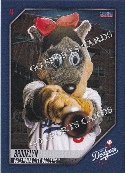 2021 Oklahoma City Dodgers Brooklyn Mascot