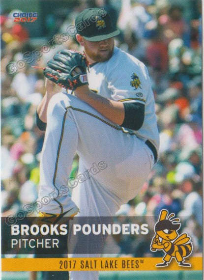 2017 Salt Lake Bees Brooks Pounders