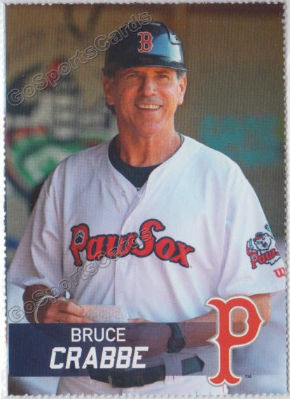 2019 Pawtucket Red Sox Dunkin SGA Bruce Crabbe