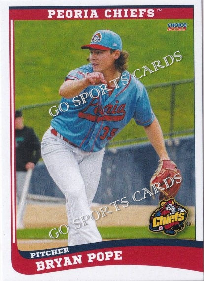 2023 Peoria Chiefs Bryan Pope – Go Sports Cards