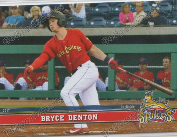 2017 State College Spikes Bryce Denton