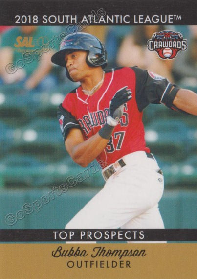 2018 South Atlantic League Top Prospects SAL Bubba Thompson