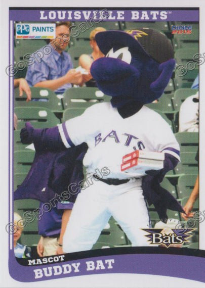 2017 Louisville Bats Buddy Bat Mascot