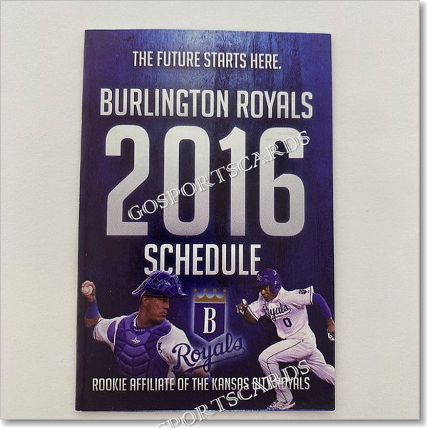 2016 Burlington Royals Pocket Schedule