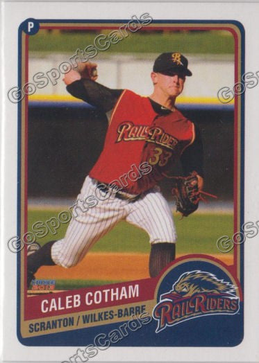 2013 Scranton Wilkes Barre RailRiders Caleb Cotham