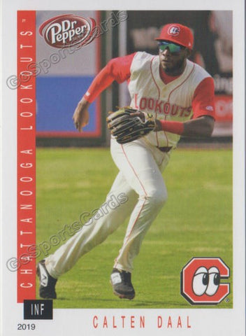 2019 Chattanooga Lookouts Calten Daal