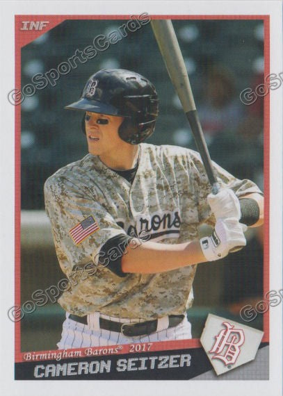 2017 Birmingham Barons Cameron Seitzer